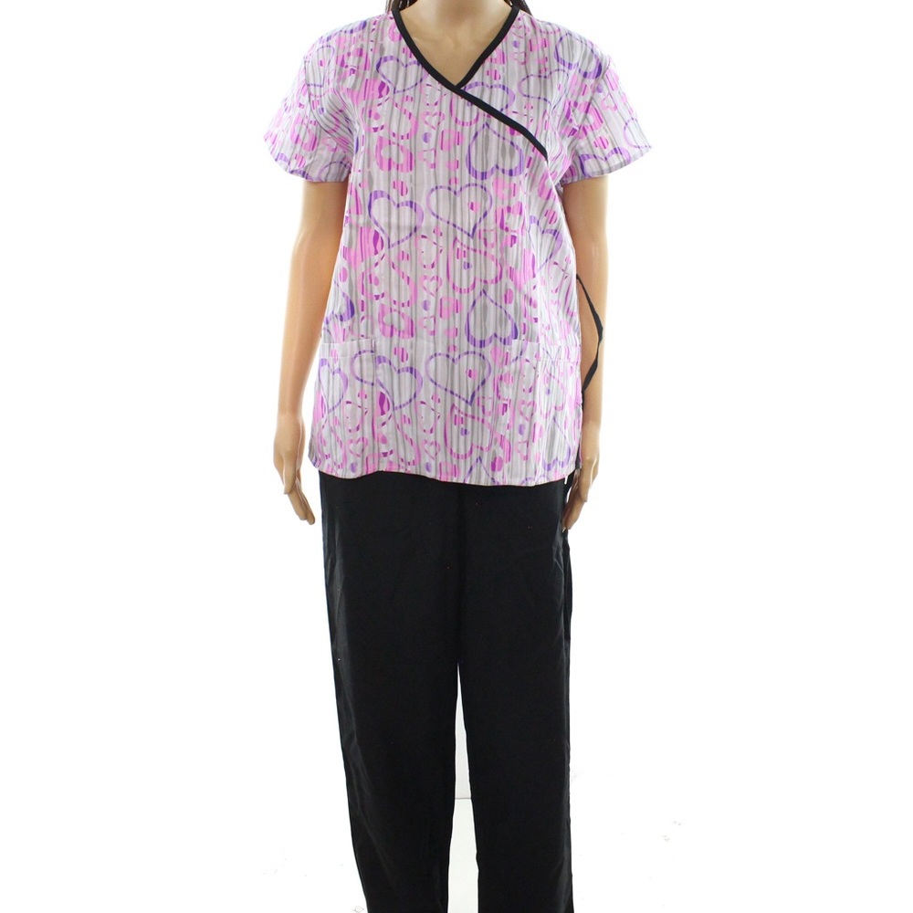 Black Samantha Mara Scrub Bottoms